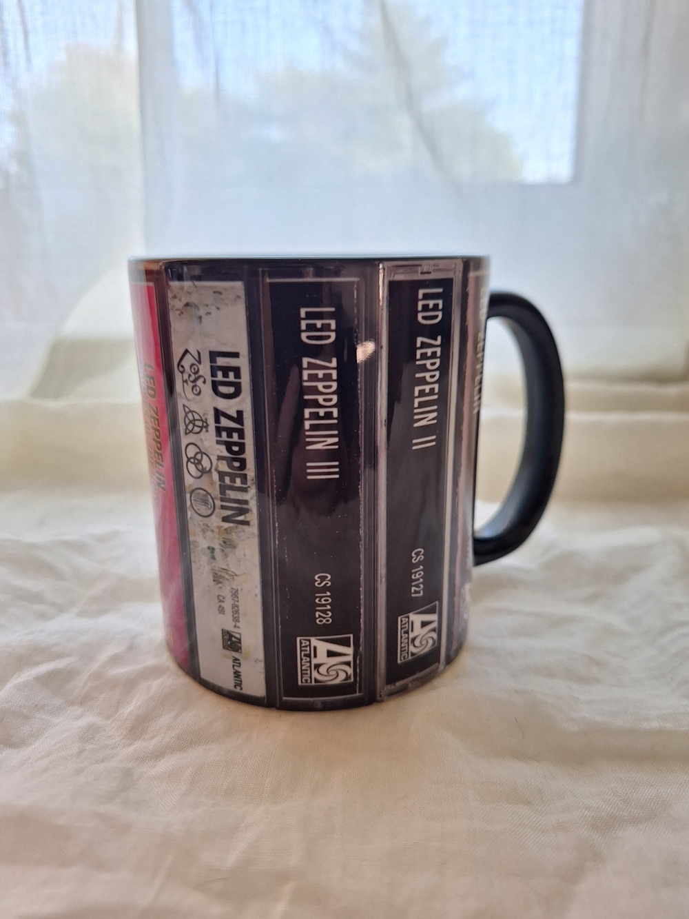 Led Zeppelin Cassette Spine Ceramic Mug